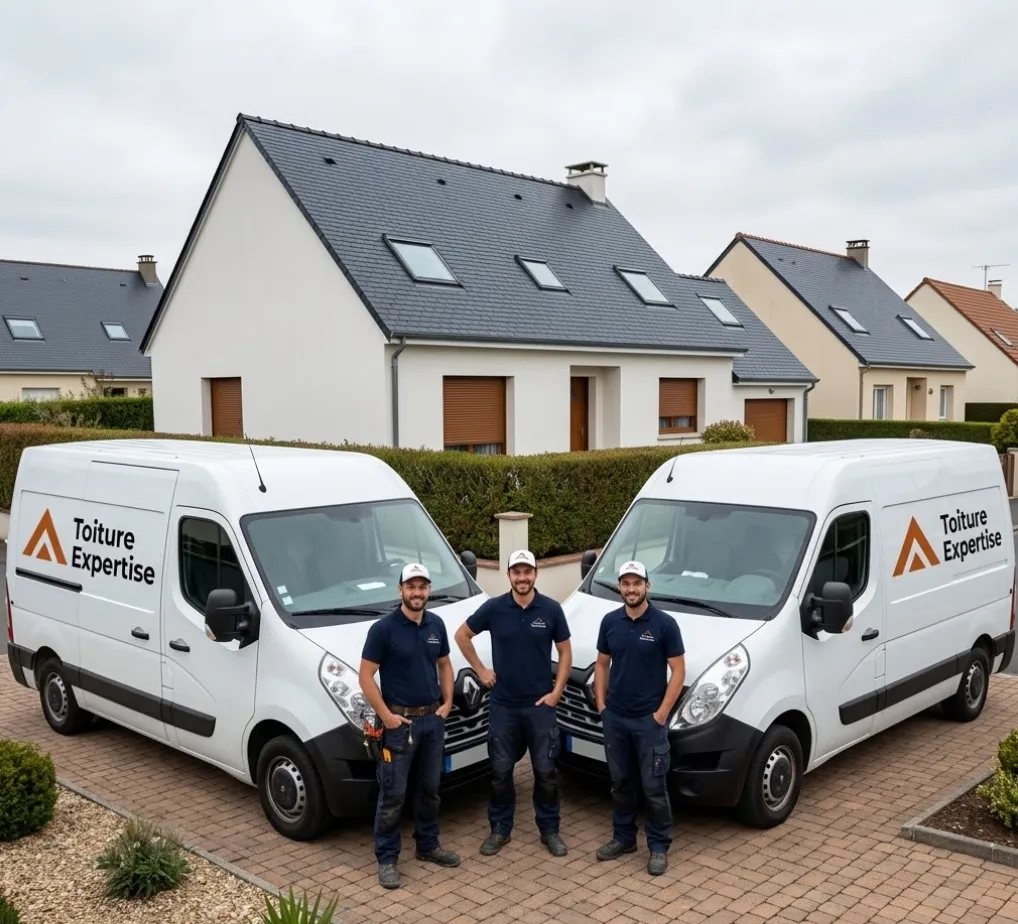 Fin de chantier — rénovation de toiture par 